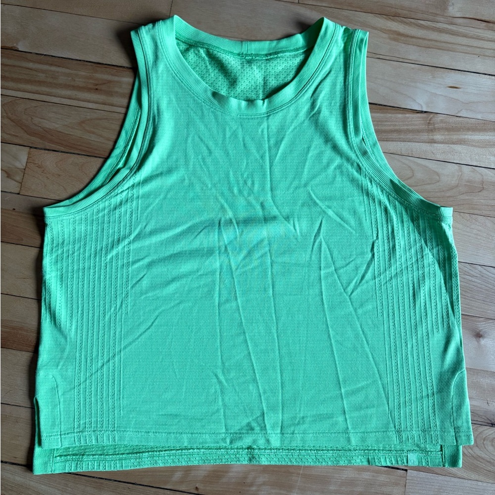 Lululemon Athletica Vibrant Green Tank Top
